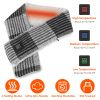 Electric Heated Scarf USB Heating Neck Wrap Unisex Winter Heated Neck Shawl Soft Warm Scarves w/ 3 Heating Modes