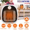 1000W Portable Electric Heater Cooler 3 Gear PTC Ceramic Space Heater Overheating Tip Over Protection 3S Heating Space for 269 sqft Home Office Use