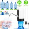 Electric Water Bottle Dispenser Rechargeable Automatic Drinking Water Bottle Pump For 2-5 Gallon Bottle