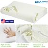 Bamboo Memory Foam Sleep Pillow Contoured Cervical Orthopedic Pillow Neck Support Breath Pillow