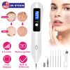 Skin Tag Repair Kit Portable Beauty Equipment Multi-Level with Home Usage USB Charging LCD Level Adjustable 6 Replaceable Needles