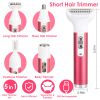 5 In 1 Lady Electric Razor Painless Hair Removal Eyebrow Nose Cordless Shaver Set Rechargeable Hair Exfoliation For Bikini Line Arm Leg