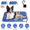 Pet Heating Pad Electric Dog Cat Heating Mat Waterproof Warming Blanket with 86-141℉ Adjustable Temperature 0-12 Timer Digital Display Chewing-resista