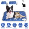 Pet Heating Pad Electric Dog Cat Heating Mat Waterproof Warming Blanket with 86-141℉ Adjustable Temperature 0-12 Timer Digital Display Chewing-resista