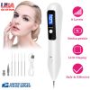 Skin Tag Repair Kit Portable Beauty Equipment Multi-Level with Home Usage USB Charging LCD Level Adjustable 6 Replaceable Needles