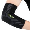 Elbow Support Brace Compression Sleeve Adjustable Arm Support Wrap Guard Bandage Arm Band for Tendinitis Arthritis Bursitis Treatment Workouts Weightl