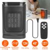 1500W Electric Space Heater Ceramic Heater Fan 90ºOscillating Heating Fan with 3 Modes Remote Control Digital Display Tip-over Overheating Protection