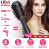 Hot Hair Brush 4 In 1 Hair Dryer Volumizer Brush Dryer Comb For Straightening Curling Drying