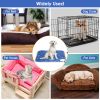 Pet Heating Pad Electric Dog Cat Heating Mat Waterproof Warming Blanket with 86-141℉ Adjustable Temperature 0-12 Timer Digital Display Chewing-resista