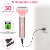 4 In 1 Women Electric Shaver Painless Rechargeable Hair Remover Eyebrow Nose Hair Cordless Trimmer Set Hair Exfoliation For Bikini Line Armpit Leg Gro