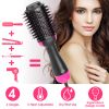 Hot Hair Brush 4 In 1 Hair Dryer Volumizer Brush Dryer Comb For Straightening Curling Drying