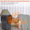 500W Portable Electric Space Heater Mini Desktop Fan Heater Personal Small Space Heater for Home Office