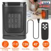 1500W Electric Space Heater Ceramic Heater Fan 90ºOscillating Heating Fan with 3 Modes Remote Control Digital Display Tip-over Overheating Protection