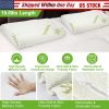 Bamboo Memory Foam Sleep Pillow Contoured Cervical Orthopedic Pillow Neck Support Breath Pillow