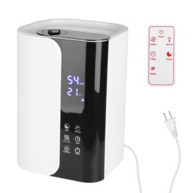 5L/1.32Gal Humidifiers Top Fill Cool Mist Humidifier with Essential Oils Diffuser Filter 360° Rotatable Outlet Nozzle 1-8 Hours Timer 1-3 Level Mist 4