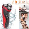 Electric Shaver Razor for Men IPX7 Waterproof Beard Trimmer 3D Rechargeable Painless Rotary Shaver with Pop up Trimmer 2 in 1 Electric Shaver