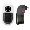 500W Portable Heater Fan Wall Outlet Space Heater Plug-in Heater Adjustable Temperature Auto Shut off w/ Remote Control