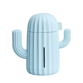 Cactus Wireless Humidifier Rechargeable (Option: Blue-Charging)